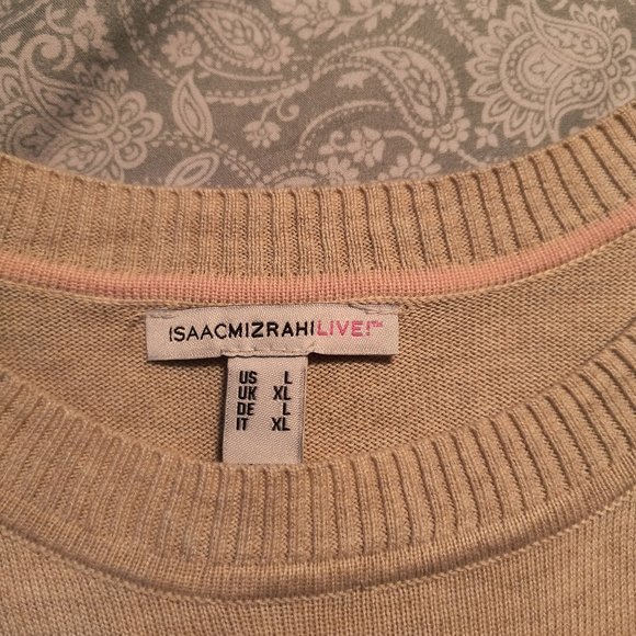 Isaac Mizrahi Live! Pullover Sweater with Pockets - Picture 3 of 4
